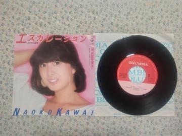シングルレコード 河合奈保子 '83/6 エスカレーション