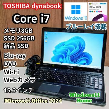 TOSHIBA dynabook Corei7 8GB SSD256GB WebJ u[C Office2024