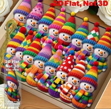 �y�N���X�}�X���W�z16�� �J���t�� �N���X�}�X �Ⴞ��� �N���X�}�X �c���[ �f�R���[�V���� 2D �t���b�g �t�F�X�e�B�u