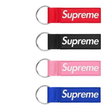Supreme Webbing Keychain 26SS