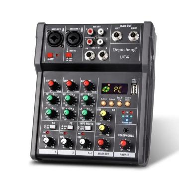 4�`�����l���|�[�^�u���I�[�f�B�I�~�L�T�[USB�d��DJ�X�e�[�W�p�t�H�[�}���X���z�M���C�u�X�g���[�~���O
