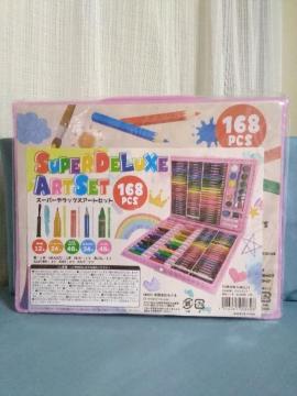 スーパーデラックスアートセット168PCS ピンク