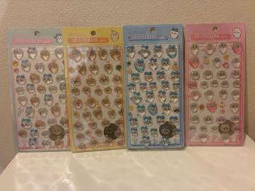 �������� 3D�X�e�b�J�[ �Ղ�����V�[�� 4��Z�b�g ���J�� �����O�b�Y