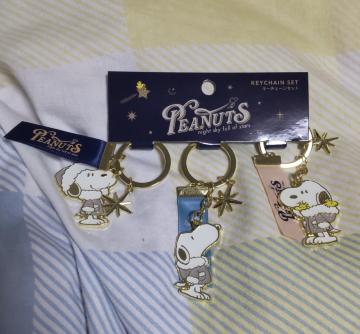 ���j�o USJ �V�i ���� PEANUTS �X�k�[�s�[ �L�[�`�F�[���Z�b�g �i�C�g�X�J�C ���� �L�[�z���_�[ 3�Z�b�g ���g�p