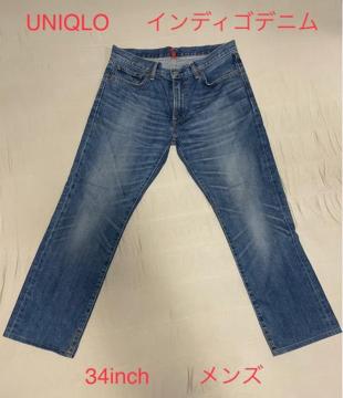 UNIQLO M[tBbg@Xg[gW[Y@34inch 66Blue Be[W@oNωɂqQA^\