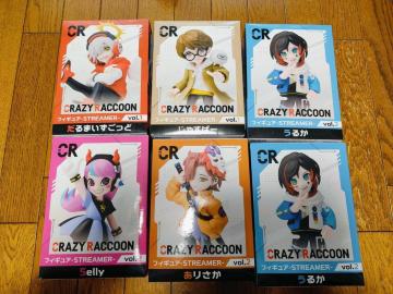 CRAZY RACCOON �t�B�M���A STREAMER GiGo �Z�b�g CR ���肳�� �N���C�W�[���N�[�� ���邩