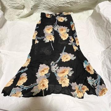 �y�󏭁z SONIA RYKIEL �t�����X�� �����O�t���A�X�J�[�g �ԕ� 40 ��