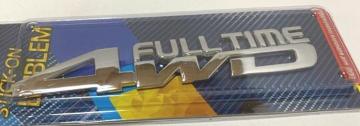 汎用FULLTIME4WD プラスチックエンブレム 4WD