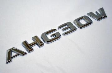 ベンツ風 トヨタアルファード型式エンブレム AGH30W
