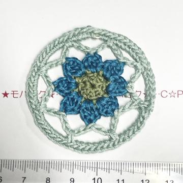4*ハンドメイド♪お花のドリームキャッチャーチャーム 11