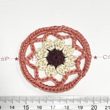 4*ハンドメイド♪お花のドリームキャッチャーチャーム 15