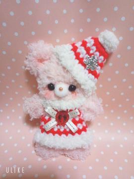 Merry Christmas可愛いモール人形ホルダー