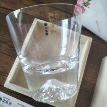 高島屋 ロックグラス 新品未使用 江戸硝子 富士山