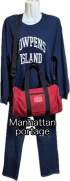 感謝を込めて★Manhattan portage★2wayドラム型ショルダー★studio clipロンT・デニム1000スタート