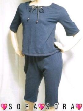部屋着.ちょっとした外出にピッタリ♪3way 上下セットアップ&キャミ 3点セット