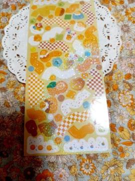 お裾分け☆スイーツとRibbon柄シールシート☆