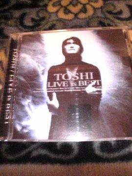 CD:TOSHI(X-JAPAN) LIVE is BEST