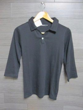 □UNITED ARROWS/ユナイテッドアローズ 7分袖 シャツ/メンズ・Mブラック☆新品