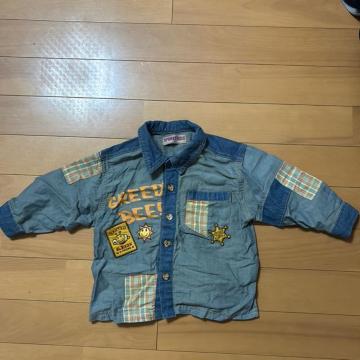 男の子80cmの長袖シャツ