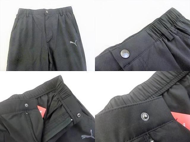 Sサイズ)黒)プーマ★ウーブンパンツ クロップドロングパンツ 薄手テロテロ 撥水加工 腰ベルト通しあり 849173 < レジャー/スポーツ  Sサイズ)黒)プーマ★ウーブンパンツ クロップドロングパンツ 薄手テロテロ 撥水加工 腰ベルト通しあり 849173 < レジャー/スポーツの