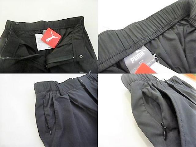 Sサイズ)黒)プーマ★ウーブンパンツ クロップドロングパンツ 薄手テロテロ 撥水加工 腰ベルト通しあり 849173 < レジャー/スポーツ  Sサイズ)黒)プーマ★ウーブンパンツ クロップドロングパンツ 薄手テロテロ 撥水加工 腰ベルト通しあり 849173 < レジャー/スポーツの