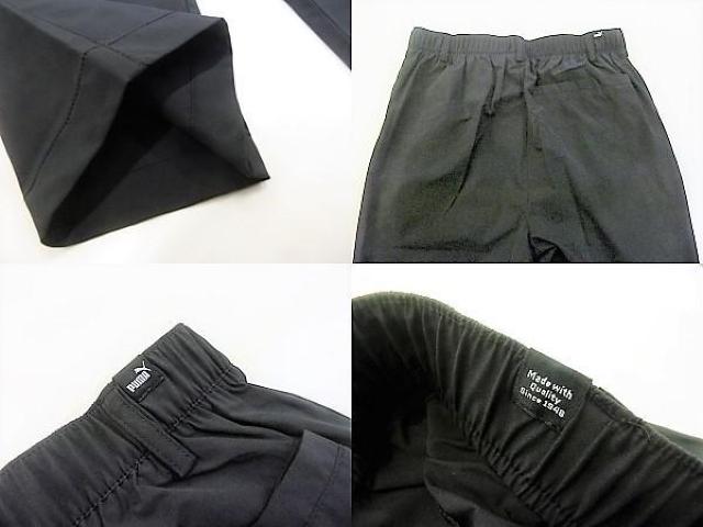 Sサイズ)黒)プーマ★ウーブンパンツ クロップドロングパンツ 薄手テロテロ 撥水加工 腰ベルト通しあり 849173 < レジャー/スポーツ  Sサイズ)黒)プーマ★ウーブンパンツ クロップドロングパンツ 薄手テロテロ 撥水加工 腰ベルト通しあり 849173 < レジャー/スポーツの
