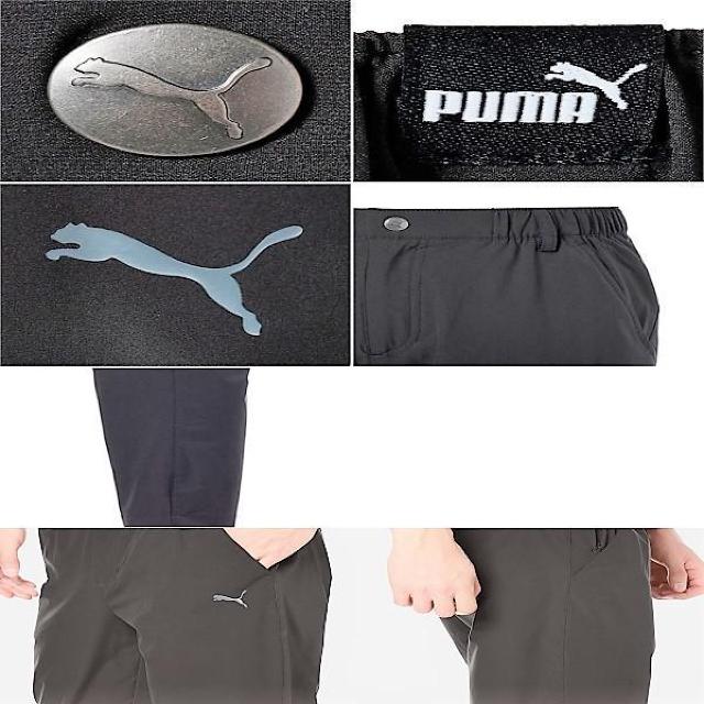 Sサイズ)黒)プーマ★ウーブンパンツ クロップドロングパンツ 薄手テロテロ 撥水加工 腰ベルト通しあり 849173 < レジャー/スポーツ  Sサイズ)黒)プーマ★ウーブンパンツ クロップドロングパンツ 薄手テロテロ 撥水加工 腰ベルト通しあり 849173 < レジャー/スポーツの