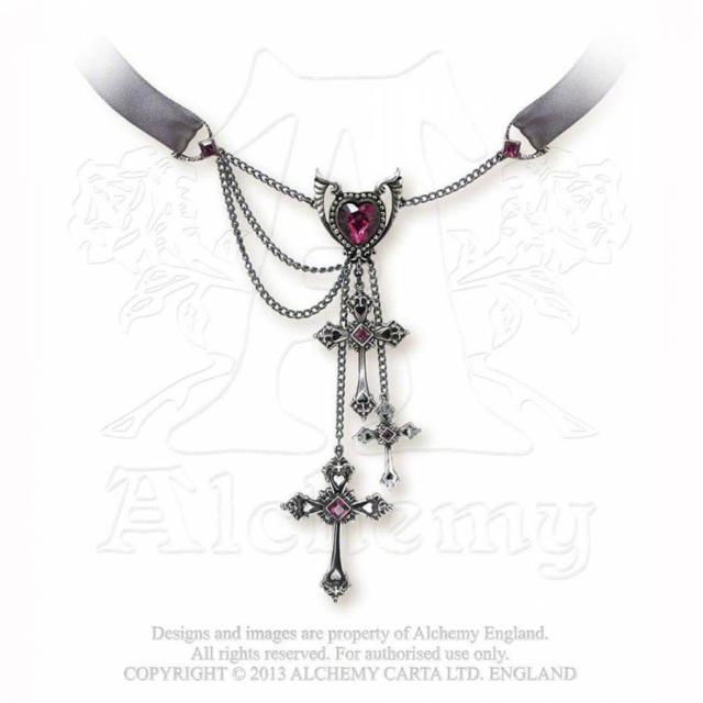 ALCHEMY GOTHIC: ティアーズ・オブ・グリーフ・チョーカー < 女性アクセサリー/時計  ALCHEMY GOTHIC: ティアーズ・オブ・グリーフ・チョーカー  < 女性アクセサリー/時計の