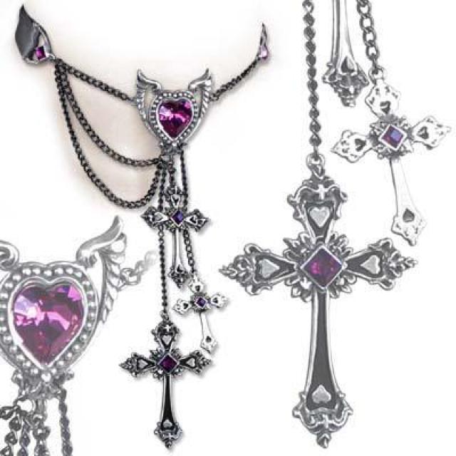 ALCHEMY GOTHIC: ティアーズ・オブ・グリーフ・チョーカー < 女性アクセサリー/時計  ALCHEMY GOTHIC: ティアーズ・オブ・グリーフ・チョーカー < 女性アクセサリー/時計の