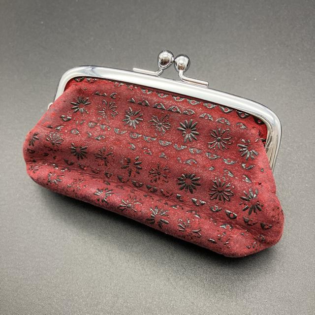 即決 印傳屋 印伝 INDEN-YA がま口 コインケース 小銭入れ < 女性ファッション  即決 印傳屋 印伝 INDEN-YA がま口 コインケース 小銭入れ  < 女性ファッションの