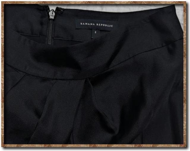 バナナリパブリック シルクスカート 黒 < ブランド  バナナリパブリック シルクスカート 黒 < ブランドの
