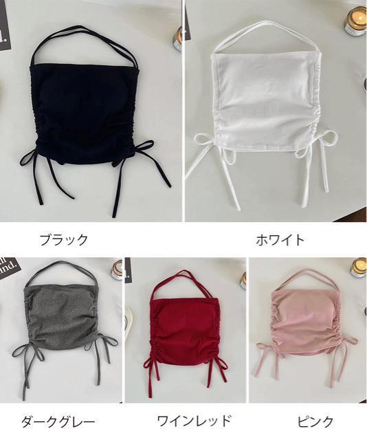 送料無料 新品 カップ付きキャミソール ホルターネック < 女性ファッション  送料無料 新品 カップ付きキャミソール ホルターネック < 女性ファッションの