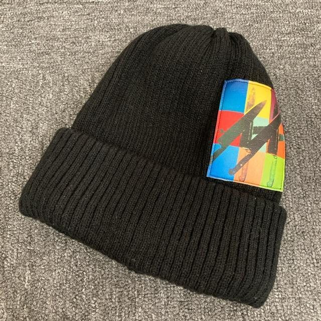即決 Andy Warhol by CA4LA ビーニー ニット帽 ブラック < 男性ファッション  即決 Andy Warhol by CA4LA ビーニー ニット帽 ブラック  < 男性ファッションの