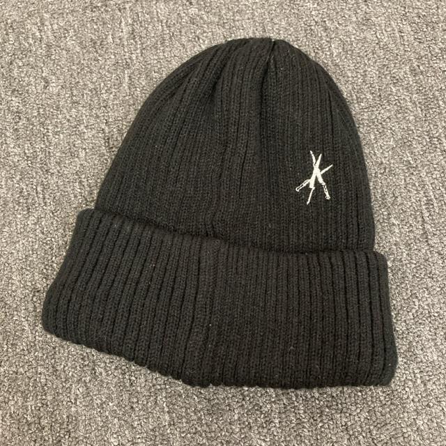 即決 Andy Warhol by CA4LA ビーニー ニット帽 ブラック < 男性ファッション  即決 Andy Warhol by CA4LA ビーニー ニット帽 ブラック < 男性ファッションの