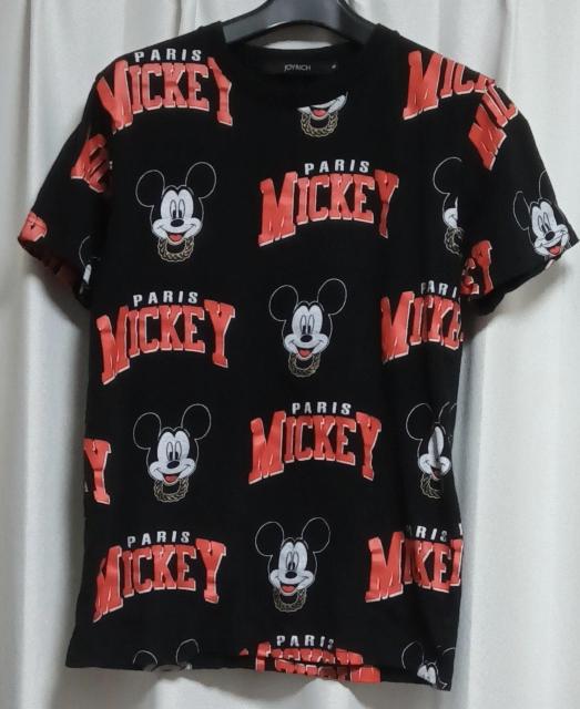 JOYRICH × MICKEY MOUSE 総柄プリント 半袖Tシャツ Sサイズ 黒 ブラック ジョイリッチ × ミッキーマウス < ブランド  JOYRICH × MICKEY MOUSE 総柄プリント 半袖Tシャツ Sサイズ 黒 ブラック ジョイリッチ × ミッキーマウス  < ブランドの