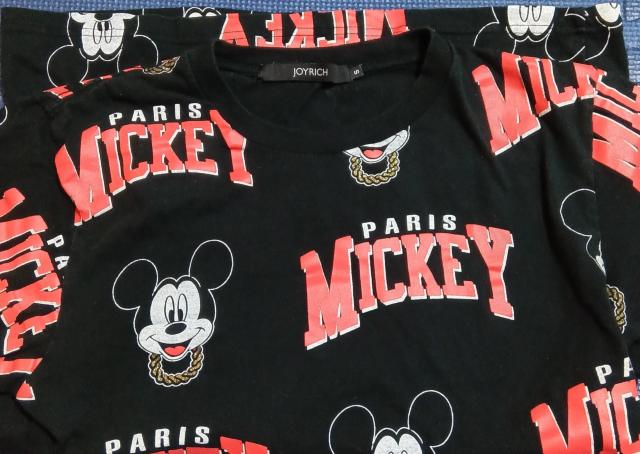 JOYRICH × MICKEY MOUSE 総柄プリント 半袖Tシャツ Sサイズ 黒 ブラック ジョイリッチ × ミッキーマウス < ブランド  JOYRICH × MICKEY MOUSE 総柄プリント 半袖Tシャツ Sサイズ 黒 ブラック ジョイリッチ × ミッキーマウス < ブランドの