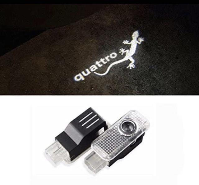 即納・送料無料 \2個/【1セット】アウディ トカゲ quattro 文字 カーテシ Audi ウェルカムランプ LED 社外品 < 自動車/バイク 即納・送料無料 \2個/【1セット】アウディ トカゲ quattro 文字 カーテシ Audi ウェルカムランプ LED 社外品 < 自動車/バイク
