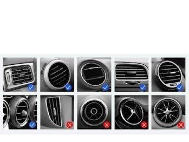 車載スマホホルダー ブラック 空気吹き出し口設置タイプ < 自動車/バイク 車載スマホホルダー ブラック 空気吹き出し口設置タイプ < 自動車/バイク