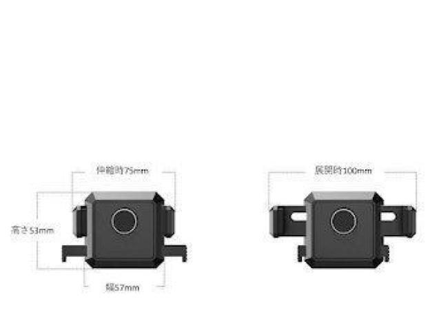 車載スマホホルダー ブラック 空気吹き出し口設置タイプ < 自動車/バイク 車載スマホホルダー ブラック 空気吹き出し口設置タイプ < 自動車/バイク