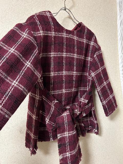 1.4万新品タグ付きnano・universe★ウールブランドチェックプルオーバー < ブランド 1.4万新品タグ付きnano・universe★ウールブランドチェックプルオーバー < ブランドの