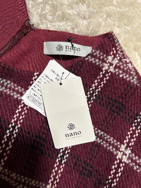 1.4万新品タグ付きnano・universe★ウールブランドチェックプルオーバー < ブランド 1.4万新品タグ付きnano・universe★ウールブランドチェックプルオーバー < ブランドの
