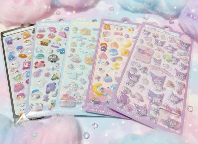 ボンボンドロップシール 3D 立体 ぷっくり 5枚 キャラクター < インテリア/ライフ ボンボンドロップシール 3D 立体 ぷっくり 5枚 キャラクター < インテリア/ライフの