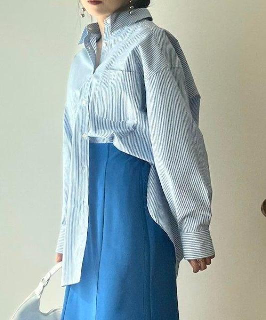 EARTH�X�J�[�g���؂₩�u���[�̃J�b�g�\�[�t���A�X�J�[�g/�^�O�t���V�i��  �� �u�����h�� 