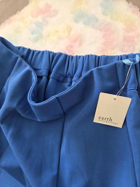 EARTH�X�J�[�g���؂₩�u���[�̃J�b�g�\�[�t���A�X�J�[�g/�^�O�t���V�i�� �� �u�����h�� 