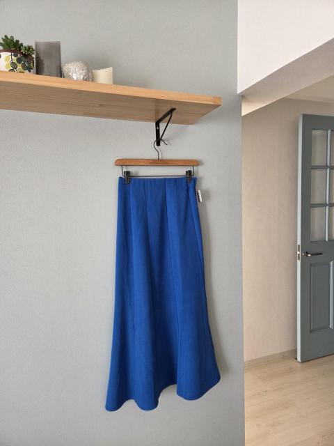 EARTH�X�J�[�g���؂₩�u���[�̃J�b�g�\�[�t���A�X�J�[�g/�^�O�t���V�i�� �� �u�����h�� 