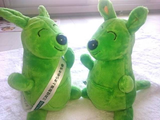 三井住友海上きらめき生命非売品★カンガルーぬいぐるみ★2匹 < おもちゃ  三井住友海上きらめき生命非売品★カンガルーぬいぐるみ★2匹  < おもちゃの