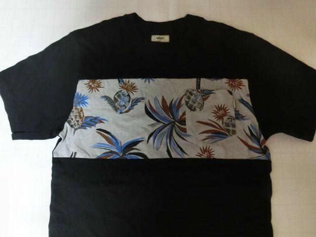 USA購入アメカジ【VANS】バンズ ポケット付TシャツUS S 黒系絵柄 < ブランド  USA購入アメカジ【VANS】バンズ ポケット付TシャツUS S 黒系絵柄  < ブランドの
