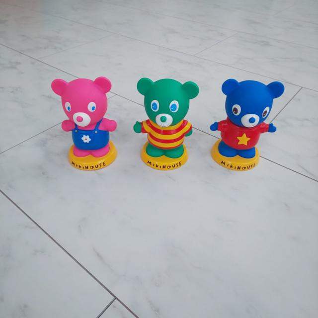 ミキハウス 貯金箱 くま 3体セット < ブランド  ミキハウス 貯金箱 くま 3体セット  < ブランドの