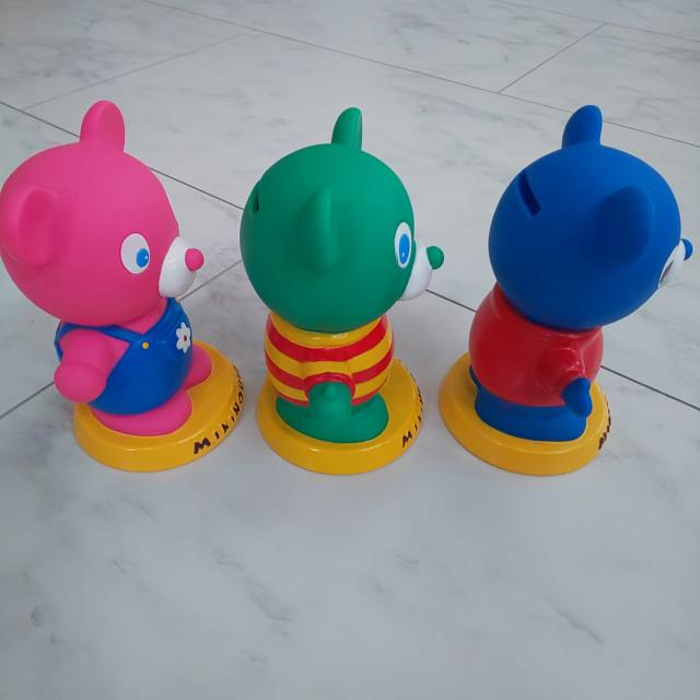 ミキハウス 貯金箱 くま 3体セット < ブランド  ミキハウス 貯金箱 くま 3体セット < ブランドの
