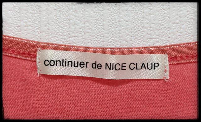 ★continuer de NICE CLAUP★コンティニュエ ド ナイスクラップ★キャミソール★Mサイズ★部屋着★Tシャツ★ < ブランド  ★continuer de NICE CLAUP★コンティニュエ ド ナイスクラップ★キャミソール★Mサイズ★部屋着★Tシャツ★ < ブランドの